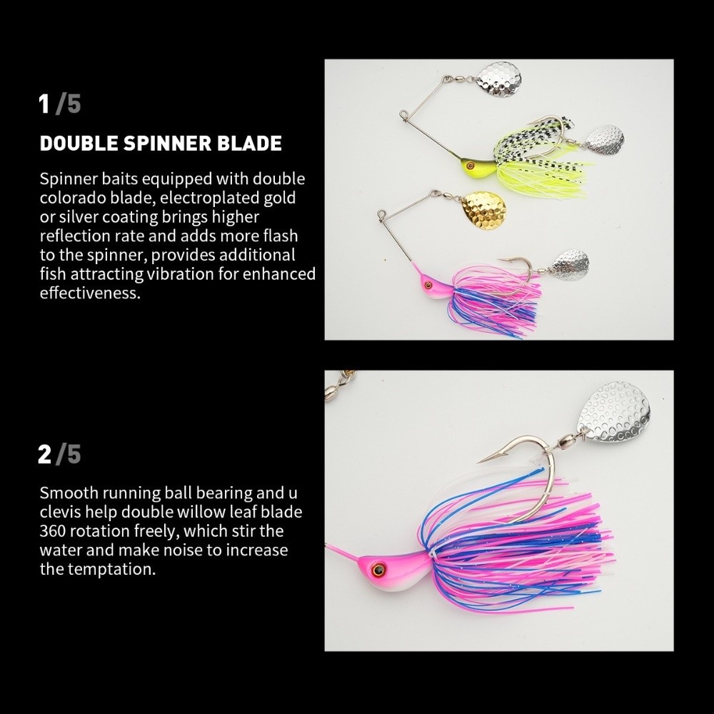 Fishing Lure Blade Bait - 42g Weight Fishing Lure Spinnerbait Freshwater