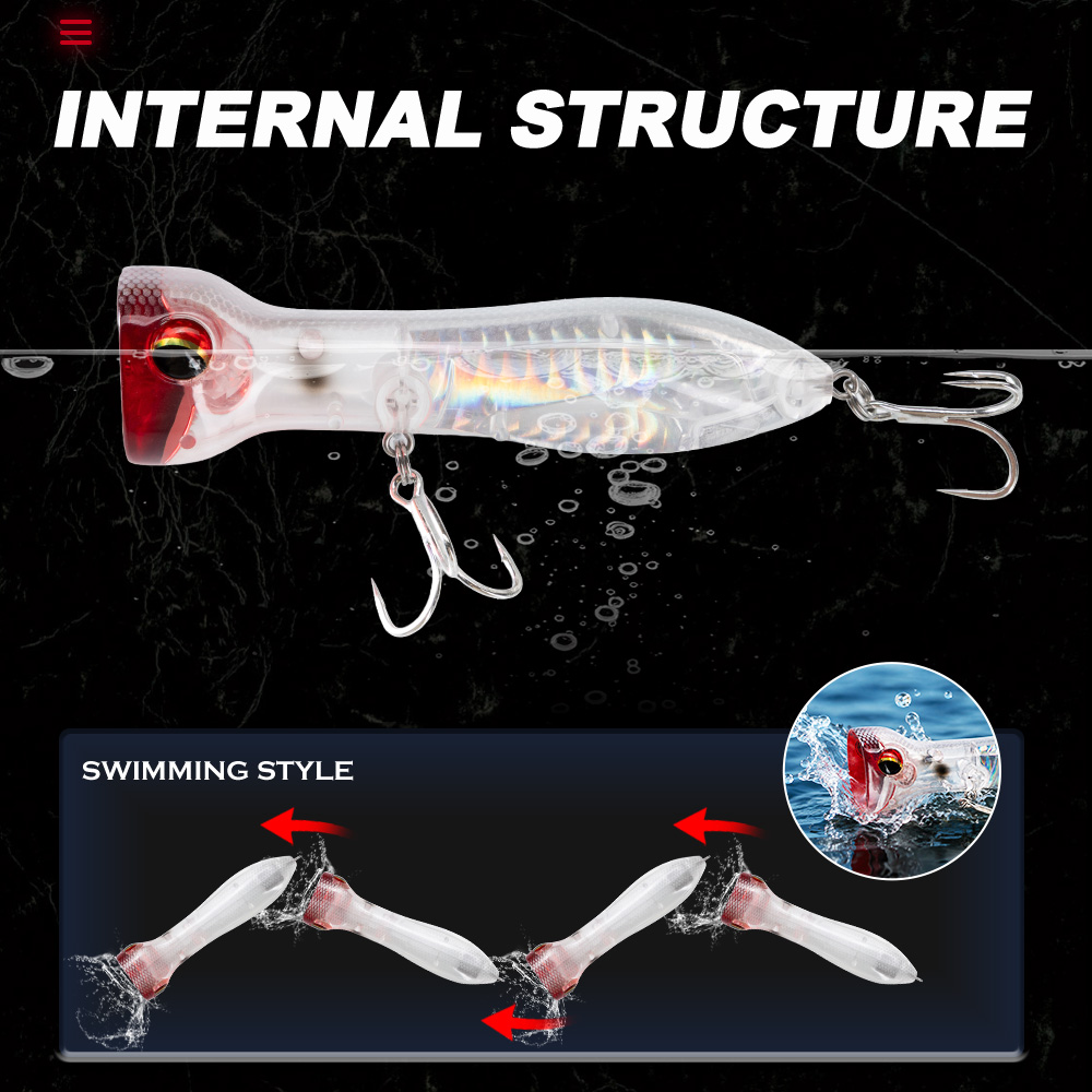 Hunthouse Topwater Floating Po - Fishing Lure Spinnerbait review and price